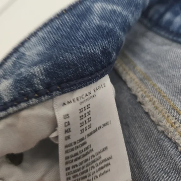 American Eagle Acid Wash Skinny Jeans - Picture 2 of 6